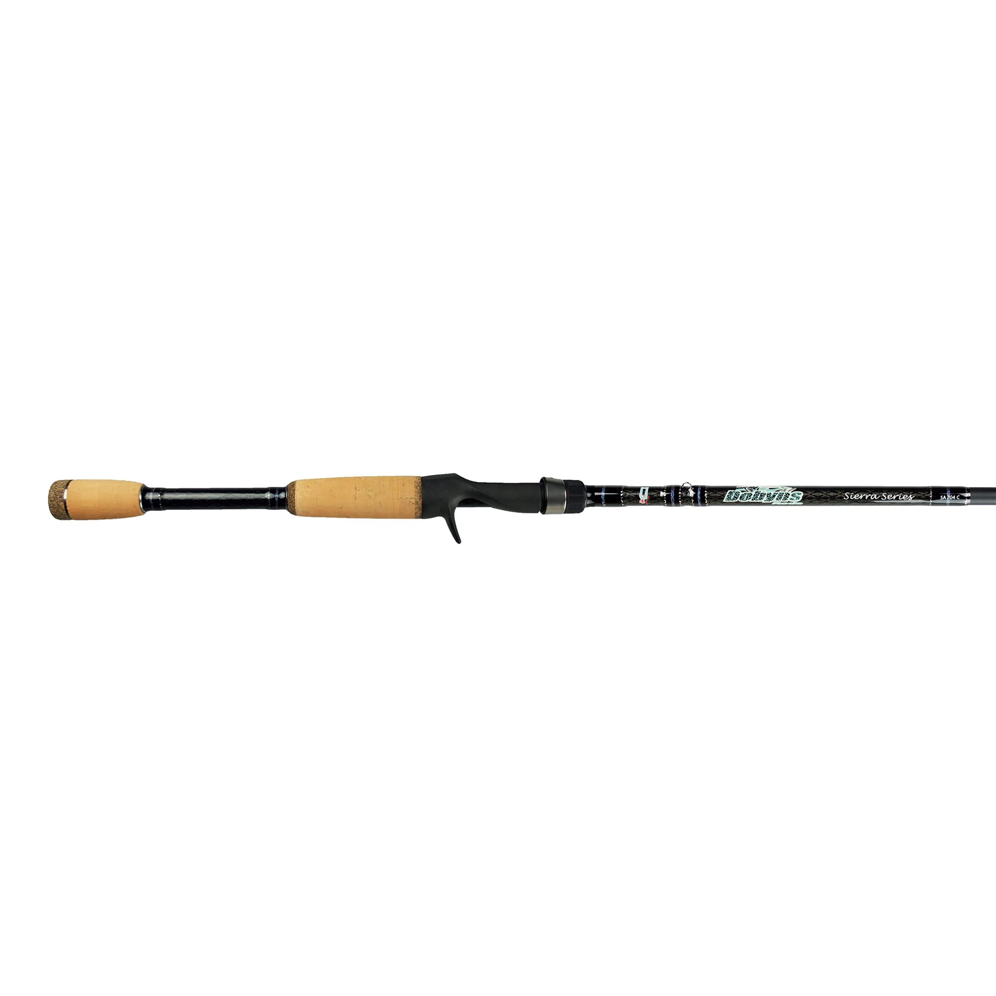 Dobyns Rods Sierra Series 7’0” Casting Bass Fishing Rod | SA704C | Heavy Action | Modulus Graphite Blank with Kevlar Wrapping | Fuji Reel Seat | Baitcasting Rod | Line 10-20lb Lure ¼ -1 oz.