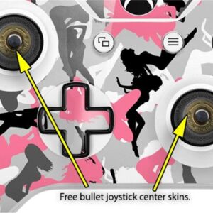 WraptorSkinz Decal Vinyl Skin Wrap compatible with XBOX One S/X Controller - Sexy Girl Silhouette Camo Pink (CONTROLLER NOT INCLUDED)