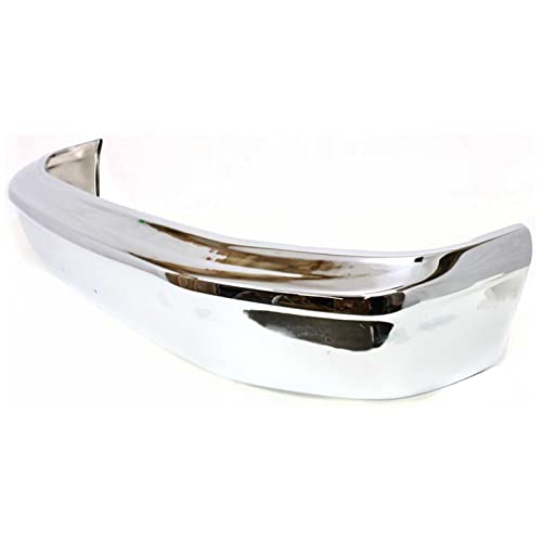 Crash Parts Plus Chrome Steel Front Bumper for Ford Bronco, F-150, F-250, F-350 - FO1002236