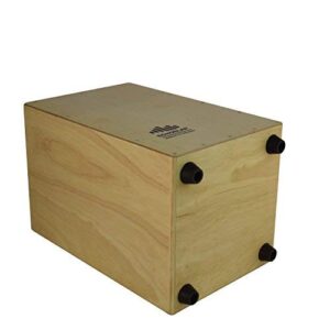 Echoslap Siam Oak Super Snare Cajon - Hand Tested, Siam Oak Body, Maple Frontplate Plus Free Gig Bag