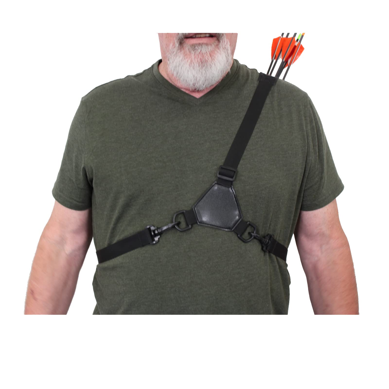 SAS Archery Back Arrow Quiver Hunting Target with Two Front Pockets (Camo, Right)