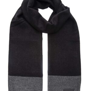 Marino’s Winter Cashmere Feel Men Scarf,100% Cotton Fashion Scarves, In Elegant Gift Box - Raven Ash - One Size