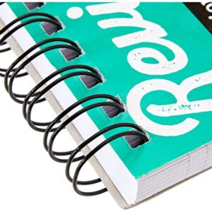 Silvine 152 x 102 mm Twin Wire Revision Note Card - Assorted Colours (Pack of 50)