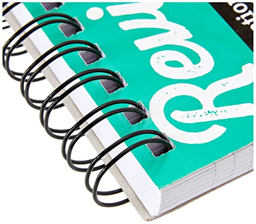 Silvine 152 x 102 mm Twin Wire Revision Note Card - Assorted Colours (Pack of 50)