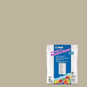 mapei keracolor s ivory cementitious sanded powder grout - 25lb bag