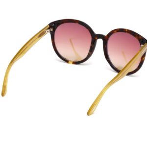 Tom Ford FT0503 52Z Dark Havana Philippa Round Sunglasses Lens Category 2 Lens