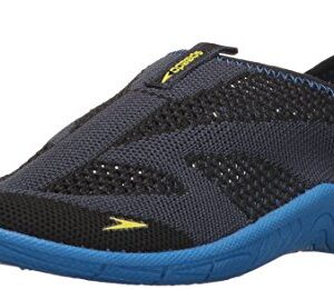 Speedo Unisex-Youth Water Shoe Surf Knit Kids baby-boys,Navy/Blue,1 Little Kid