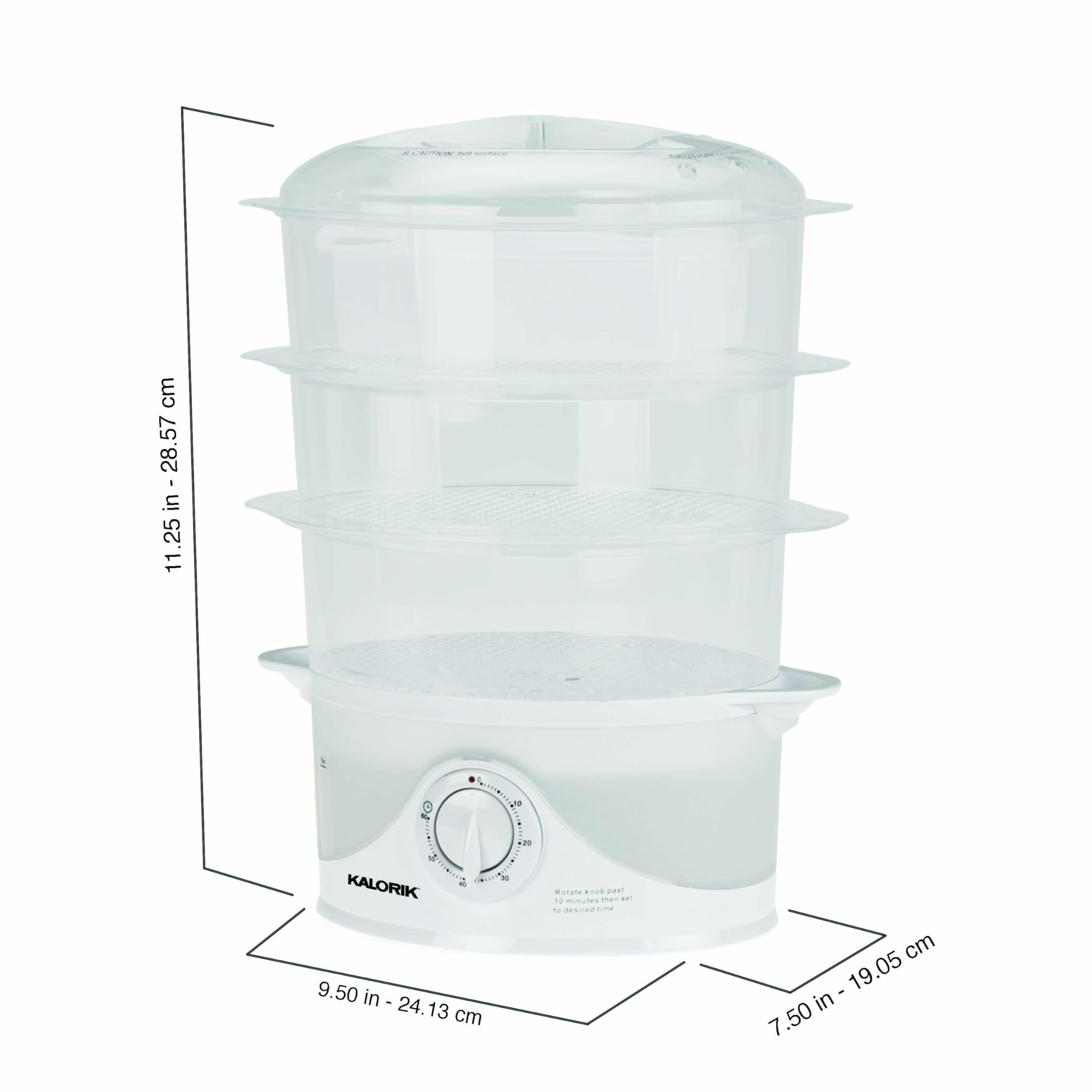 Kalorik Food Steamer, White