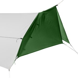 go outfitters tarp door kit - for the apex hammock camping shelter - forest green