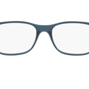 Ray-Ban RX8903 Square Prescription Eyeglass Frames, Matte Blue/Demo Lens, 53 mm