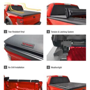 MaxMate Soft Roll-up Truck Bed Tonneau Cover Compatible with 1988-2006 Chevy Silverado GMC Sierra 1500 2500 3500HD; 2007 Classic | Fleetside 6'6" (78") Bed | TCC169009