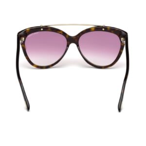 Tom Ford TF518 Livia 52Z Womens Dark Havana/Gold 58 mm Sunglasses - dark havana/gold