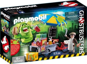 playmobil ghostbusters slimer with hot dog stand