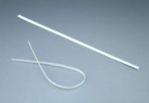 miller supply inc 8" paper covered twist ties - white (2000 ties) - ab-26-33w