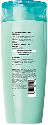 L'Oreal Paris Elvive Extraordinary Clay Rebalancing Shampoo, 12.6 fl; oz; (Packaging May Vary)