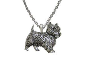 kiola designs westie dog pendant necklace