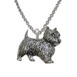 Kiola Designs Westie Dog Pendant Necklace