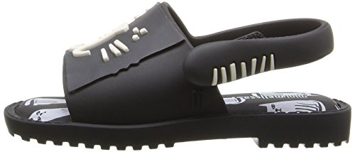 Mini Melissa Girl's Mini MIA + FABULA Mary Jane, Black, 7 M US Toddler