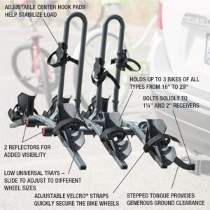 Bell Right Up 350 3-Bicycle Platform Hitch Rack