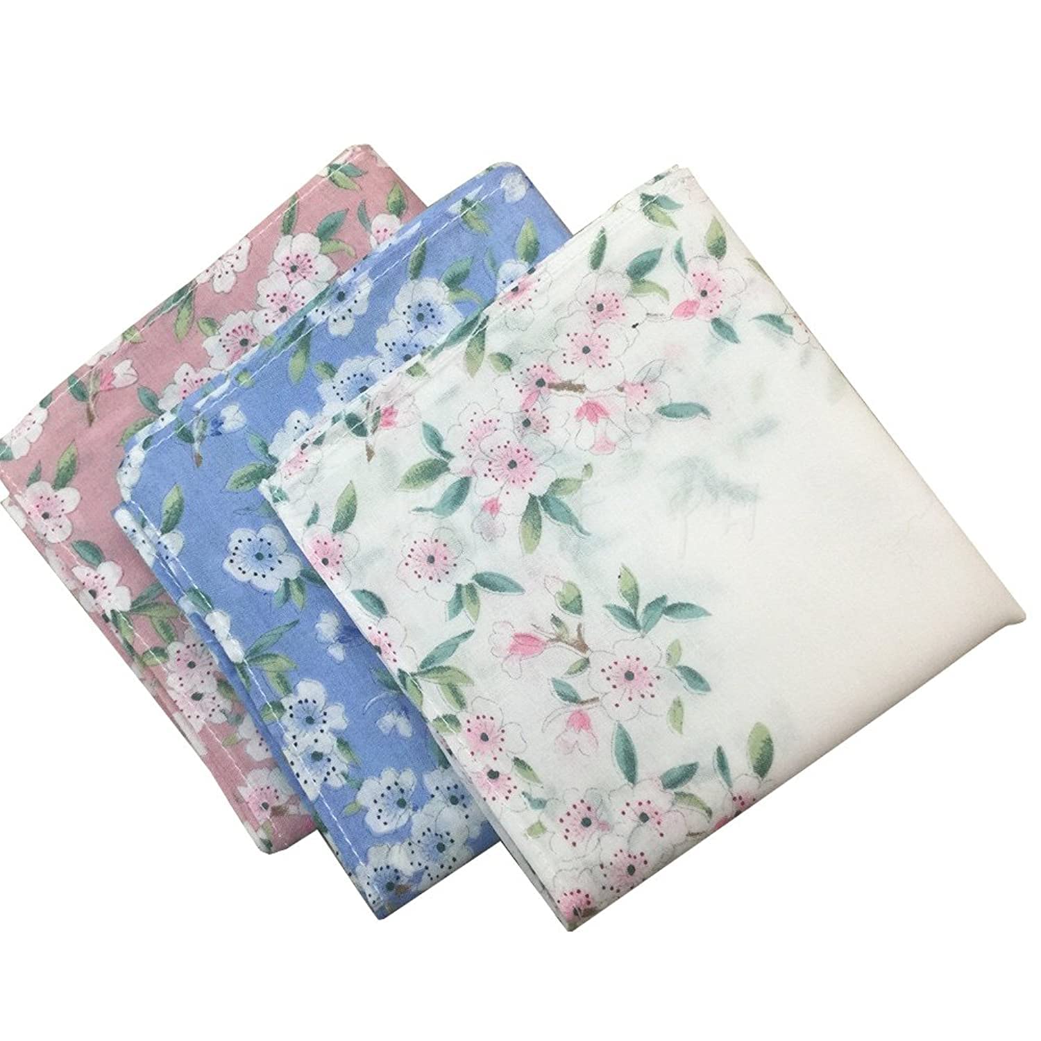 RDS HANKYTEX Ladies Printing Floral Handkerchiefs (6)