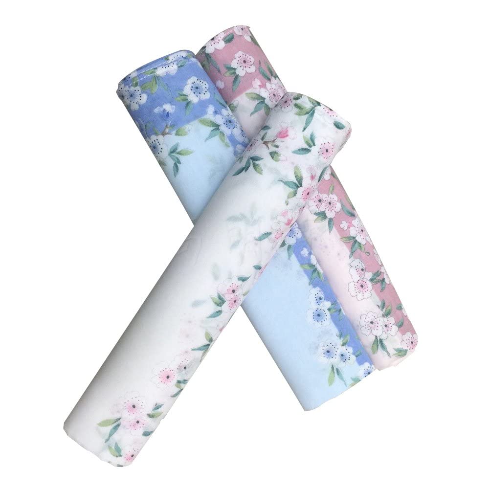 RDS HANKYTEX Ladies Printing Floral Handkerchiefs (6)