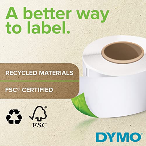 DYMO LW Durable Industrial Labels for LabelWriter Label Printers, White Poly, 2-5/16” x 4”, 1 Roll of 300