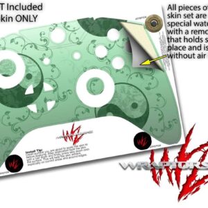 WraptorSkinz Decal Vinyl Skin Wrap compatible with XBOX One S / X Controller - Feminine Yin Yang Green (CONTROLLER NOT INCLUDED)