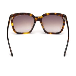 Tom Ford Sunglasses FT0502 SUNGLASS PANT AMARRA, Brown (Avana Scura/Marrone Grad), 55