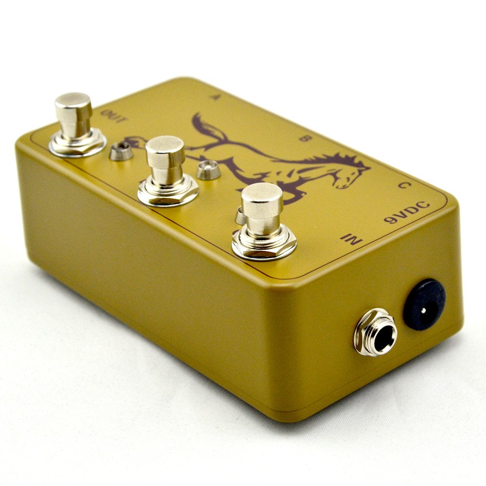 New Three-Channel Effect Pedal Selection Switch- 3 Looper Switch -True Bypass Electric Guitar Effects Pedal Switch army green