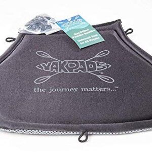 Yakpads Cascade Creek Cushioned Seat Pad by, Gel Seat Pad for Kayaks and Kayak Accessories, for Outdoor Watersports and Recreation