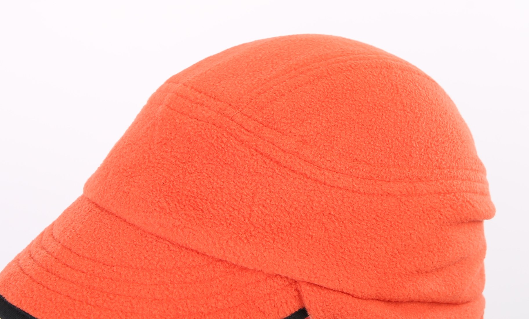 Home Prefer Winter Beanie Warm Skull Cap Outdoor Windproof Fleece Knit Earflap Hat for Men and Women Orange