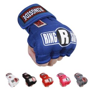 Ringside Quick Wrap Gel Shock MMA Boxing Hand Wraps, Small/Medium, Blue