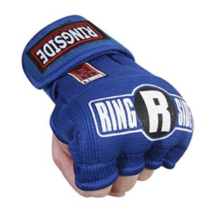 Ringside Quick Wrap Gel Shock MMA Boxing Hand Wraps, Small/Medium, Blue