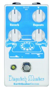 earthquaker devices dispatch master v2 digital delay & reverb guitar effects pedal