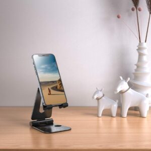 Lamicall Adjustable Phone Tablet Stand, Playstand for Switch, Foldable Desk Holder Dock, Compatible with iPad Mini, 9.7'' iPad Pro Air, Phone 12 Mini 11 Pro Xs Xs Max Xr X 8 7 6 6s Plus SE (4-10'')