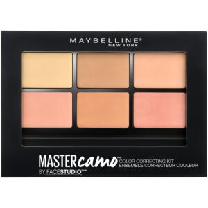 maybelline facestudio master camo color correcting kit, medium, 0.21 oz.