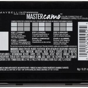 Maybelline Facestudio Master Camo Color Correcting Kit, Medium, 0.21 oz.