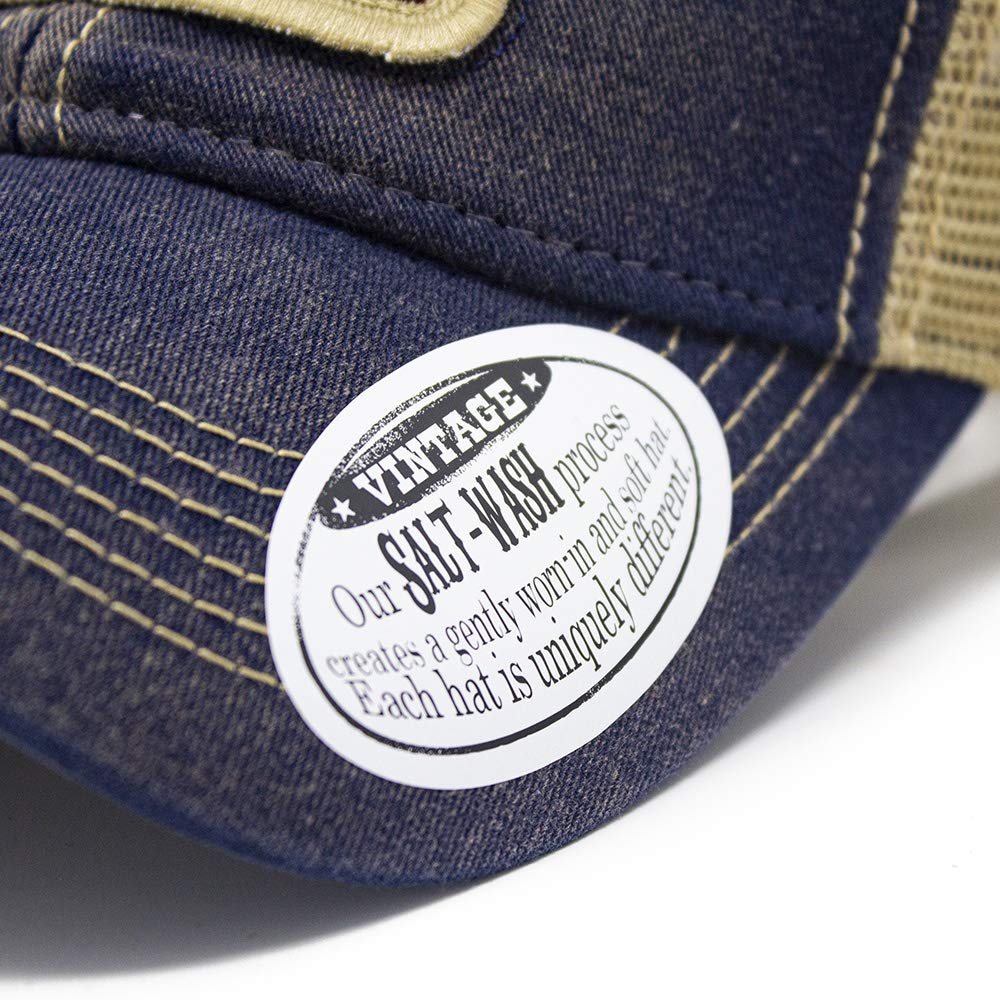 Everyday Trucker Hat Local Seafood Crab, Deep Ocean Blue