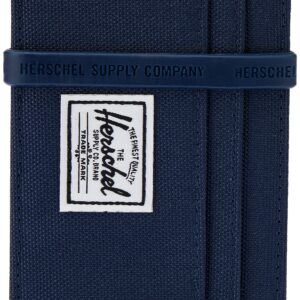 Herschel mens Charlie Rfid Card Case Wallet, Navy, One Size US