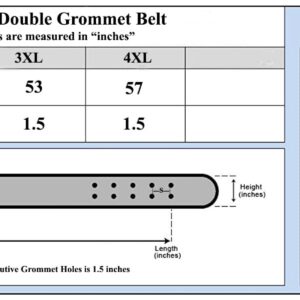 Gelante Canvas Double Grommet Hole Belt 12 Colors