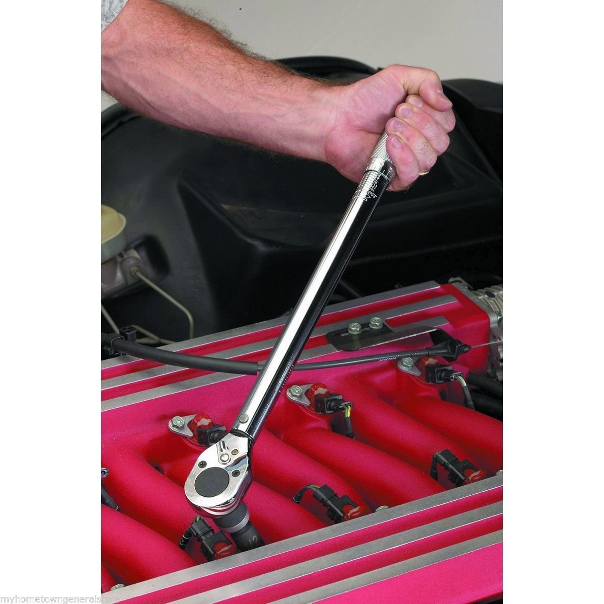 NEW PITTSBURGH PRO 1/2" DRIVE CLICK TYPE TORQUE WRENCH WITH HARD CASE