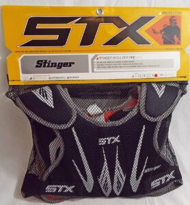 stx stinger lacrosse shoulder pad, youth large