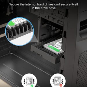 ORICO 2.5 SSD SATA to 3.5 Hard Drive Adapter Internal Drive Bay Converter Mounting Bracket Caddy Tray for 7 / 9.5 / 12.5mm 2.5 inch HDD / SSD with SATA III Interface(1125SS)