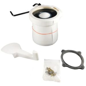 dometic 385310120 910 series rv toilets - white, base kit