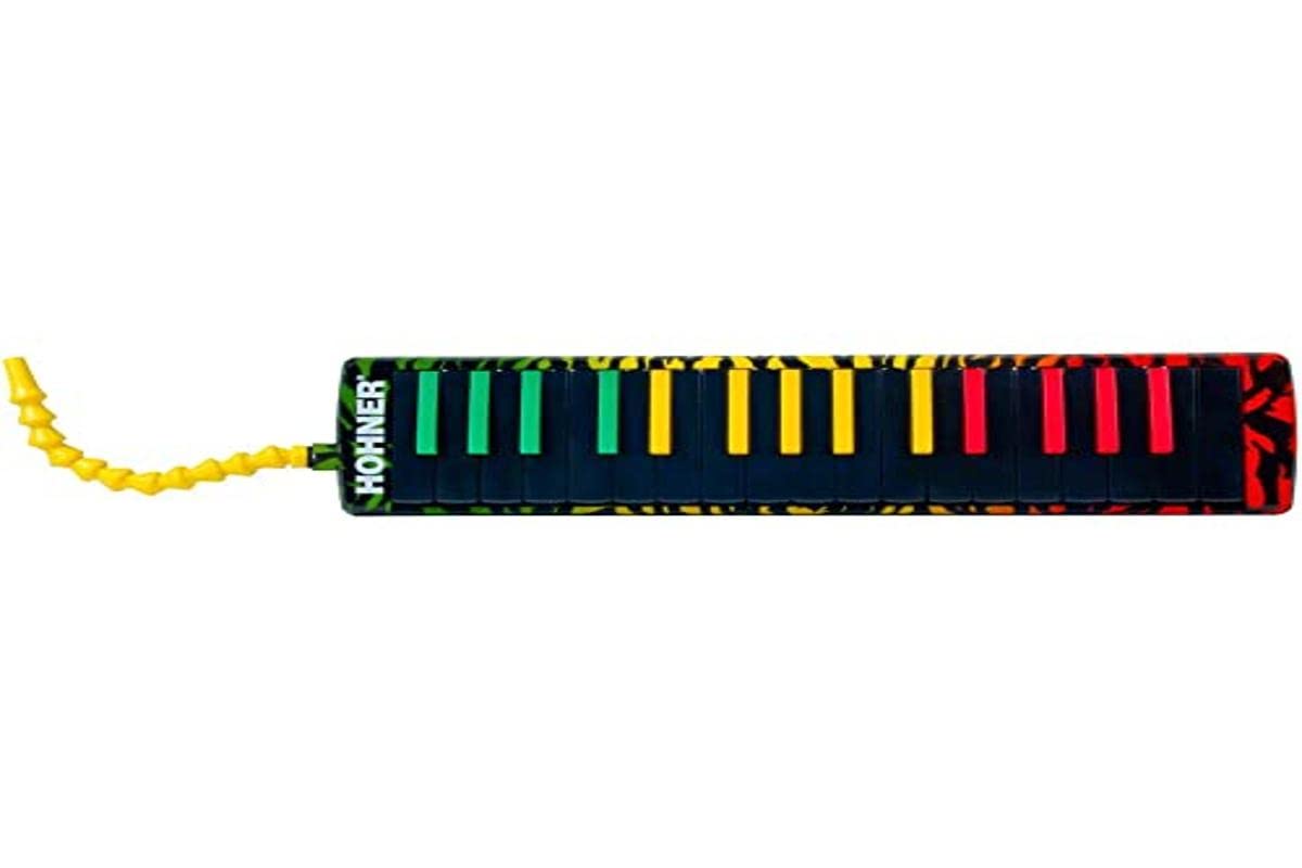 HOHNER Airboard Rasta 32 – Melodica included Softcase