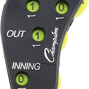 Champion Sports 4 Wheel Optic Yellow Call Order Umpire Indicator - PI4 (3-Pack)