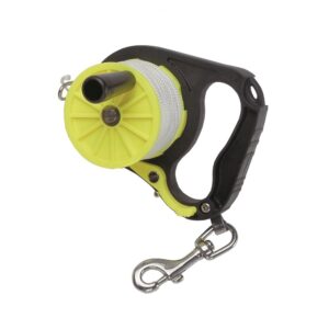 innovative scuba cave reel with anti spooling safety, fl0215