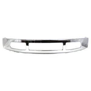 CPP Chrome Steel Front Bumper for 2008-2010 Ford F-250 SD, F-350 SD - FO1002406