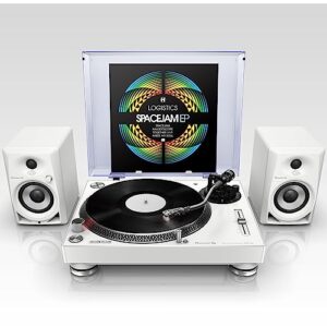 Pioneer DJ DM-40-W - 21W 4" Two-Way Active Monitor - White (Pair)