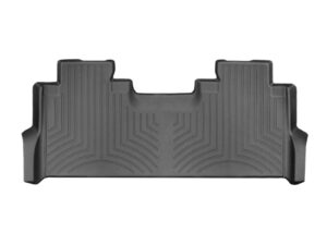 weathertech custom fit floorliners for ford super duty - 2nd row (4410122), black